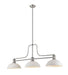 Z-Lite - 725-3BN-DMO14 - Three Light Billiard - Melange - Brushed Nickel