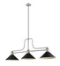 Z-Lite - 725-3BN-MMB - Three Light Billiard - Melange - Brushed Nickel