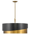 Fredrick Ramond - FR34318HBR - LED Chandelier - Gigi - Heritage Brass
