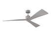Visual Comfort Fan - 3ADR60BS - 60``Ceiling Fan - Adler 60 - Brushed Steel