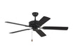 Visual Comfort Fan - 5HV52BK - 52``Ceiling Fan - Haven 52 - Matte Black