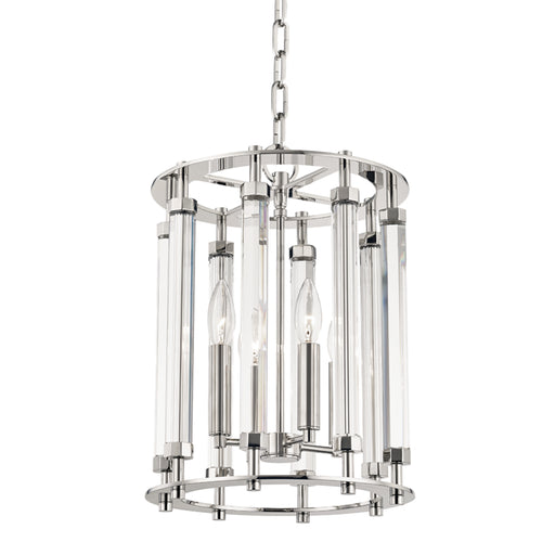 Hudson Valley - 2812-PN - Four Light Pendant - Haddon - Polished Nickel