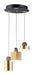 ET2 - E20863-75BKGLD - LED Pendant - Nob - Black / Gold