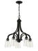 Craftmade - 41915-ESP-CS - Five Light Chandelier - Grace - Espresso