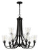 Craftmade - 41929-ESP-CS - Nine Light Chandelier - Grace - Espresso