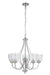 Craftmade - 49925-BNK - Five Light Chandelier - Serene - Brushed Polished Nickel