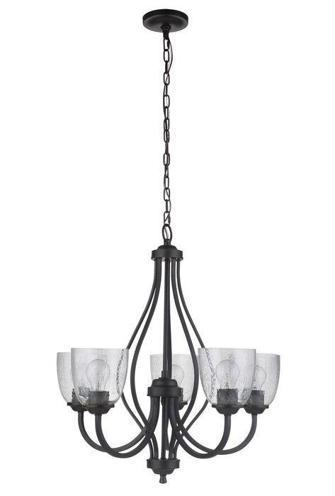 Craftmade - 49925-ESP - Five Light Chandelier - Serene - Espresso