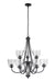 Craftmade - 49929-ESP - Nine Light Chandelier - Serene - Espresso