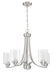 Craftmade - 50525-BNK - Five Light Chandelier - Bolden - Brushed Polished Nickel