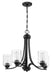 Craftmade - 50525-FB - Five Light Chandelier - Bolden - Flat Black