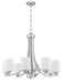 Craftmade - 50528-BNK-WG - Eight Light Chandelier - Bolden - Brushed Polished Nickel