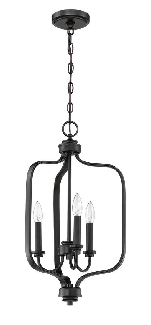 Craftmade - 50533-FB - Three Light Foyer Pendant - Bolden - Flat Black