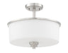 Craftmade - 50552-BNK-WG - Two Light Convertible Semi Flush - Bolden - Brushed Polished Nickel