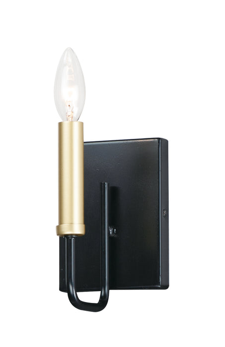 Maxim - 10251BKGLD - One Light Wall Sconce - Sullivan - Black / Gold