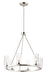 Maxim - 25255CLSN - Six Light Chandelier - Sentinel - Satin Nickel