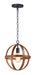 Maxim - 27571APBK - One Light Pendant - Compass - Antique Pecan / Black