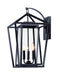 Maxim - 3176CLBK - Three Light Outdoor Wall Lantern - Artisan - Black