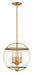 Hinkley - 3934HB - LED Pendant - Calvin - Heritage Brass