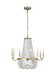 Generation Lighting. - F3280/8ADB - Eight Light Chandelier - Marielle - Antique Gild