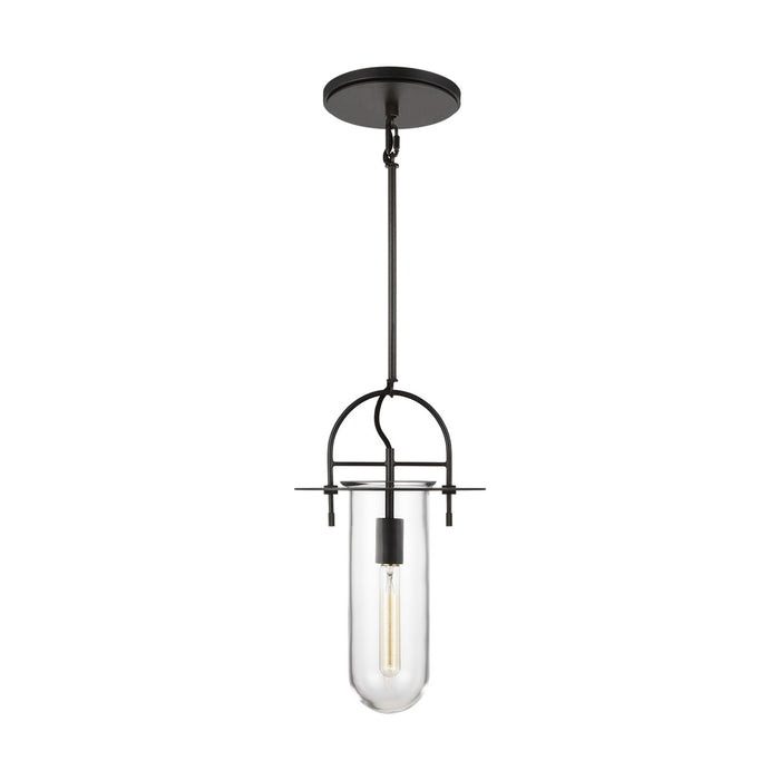 Visual Comfort Studio - KP1021AI - One Light Pendant - Nuance - Aged Iron