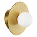 Visual Comfort Studio - KW1041BBS - One Light Wall Sconce - Nodes - Burnished Brass