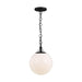 Visual Comfort Studio - TP1041AI - One Light Pendant - Capri - Aged Iron