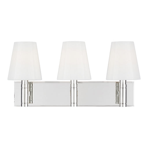Visual Comfort Studio - TV1033PN - Three Light Vanity - Beckham Classic - Polished Nickel