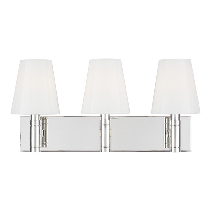 Visual Comfort Studio - TV1033PN - Three Light Vanity - Beckham Classic - Polished Nickel