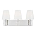 Visual Comfort Studio - TV1033PN - Three Light Vanity - Beckham Classic - Polished Nickel
