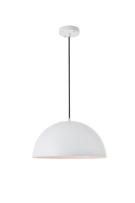 Elegant Lighting - LD4025D16WH - One Light Pendant - Forte - White