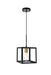 Elegant Lighting - LD4063D8BRB - One Light Pendant - Resolute - Brass And Black