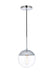 Elegant Lighting - LD6029C - One Light Pendant - Eclipse - Chrome And Clear