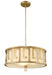 Lucas + McKearn - GN/LEMURIA/P/L - Three Light Pendant - Lemuria - Antique Gold