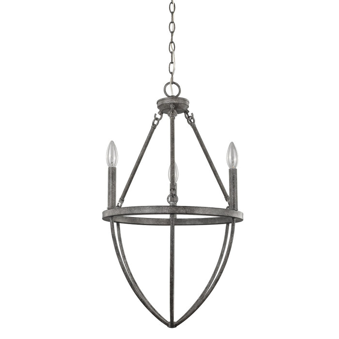 Acclaim Lighting - IN11390ASH - Three Light Chandelier - Harlow - Ash