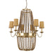 Acclaim Lighting - IN11405AGL - Six Light Chandelier - Anastasia - Antique Gold Leaf