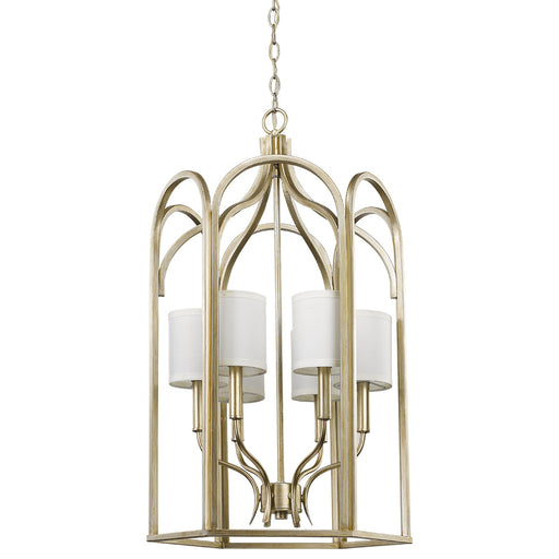 Acclaim Lighting - IN11415WG - Six Light Foyer Pendant - Ellie - Washed Gold