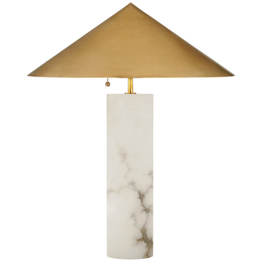 Visual Comfort Signature - KW 3047ALB-AB - Three Light Table Lamp - Minimalist - Alabaster