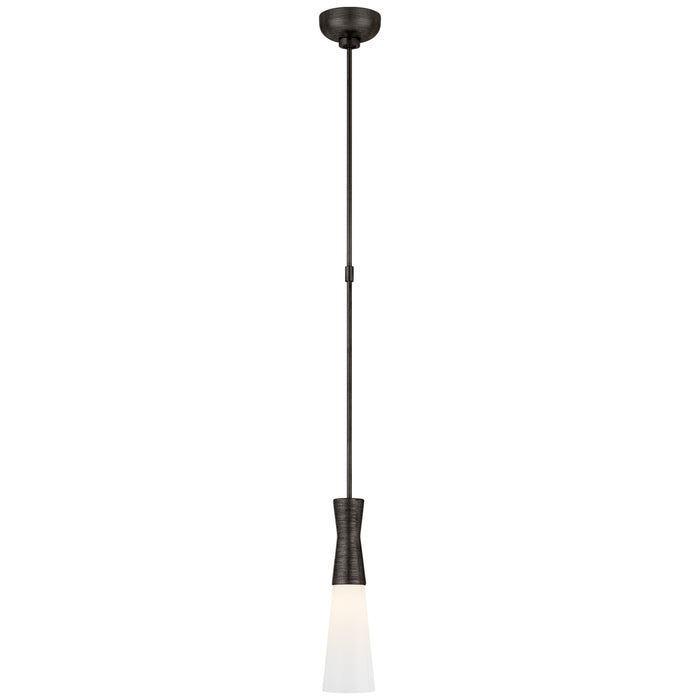 Visual Comfort Signature - KW 5531AI-WG - One Light Pendant - Utopia - Aged Iron
