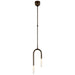 Visual Comfort Signature - KW 5590BZ-EC - LED Pendant - Rousseau - Bronze