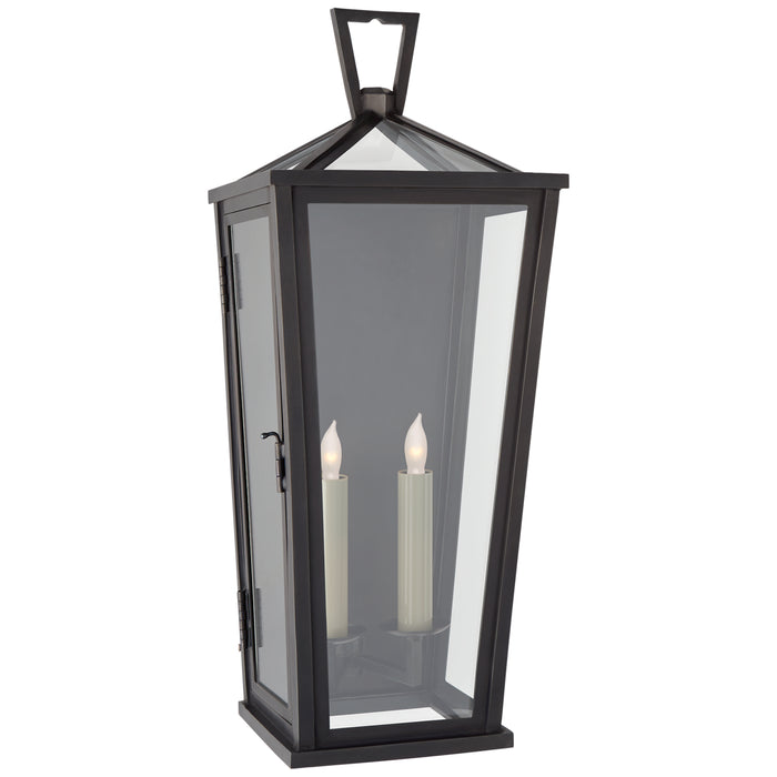 Visual Comfort Signature - CHO 2791BZ-CG - Two Light Wall Lantern - Darlana Outdoor - Bronze