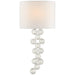 Visual Comfort Signature - JN 2202BSL/CG-L - One Light Wall Sconce - Milazzo - Burnished Silver Leaf and Crystal
