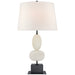 Visual Comfort Signature - TOB 3980ALB/BM-L - One Light Table Lamp - Dani - Alabaster and Black Marble