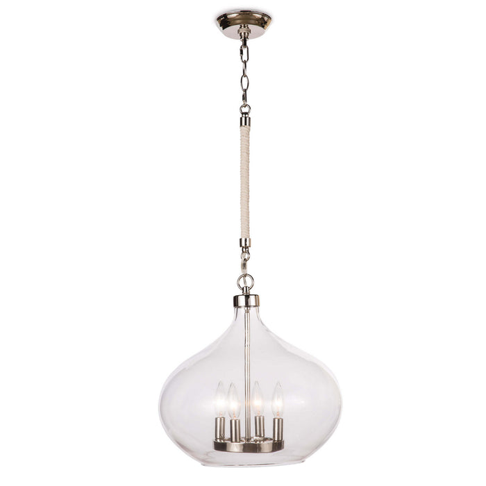 Regina Andrew - 16-1207PN - Four Light Chandelier - Dover - Polished Nickel