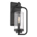 Golden - 2380-1W BLK-SD - One Light Wall Sconce - Holden BLK - Matte Black