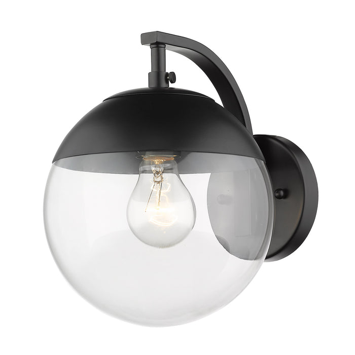 Golden - 3219-1W BLK-BLK - One Light Wall Sconce - Dixon BLK - Matte Black