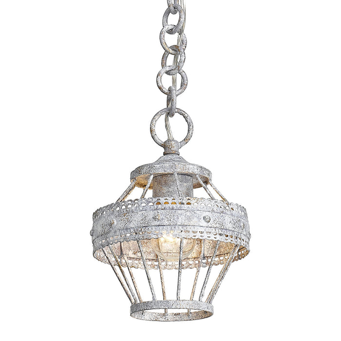 Golden - 7856-M1L OY - One Light Mini Pendant - Ferris OY - Oyster