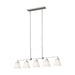 Generation Lighting. - 6613705EN3-962 - Five Light Island Pendant - Ellis Harper - Brushed Nickel