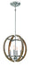 Minka-Lavery - 4012-280 - Four Light Pendant - Country Estates - Sun Faded Wood W/Brushed Nicke