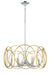 Minka-Lavery - 4026-679 - Six Light Pendant - Chassell - Painted Honey Gold With Polish