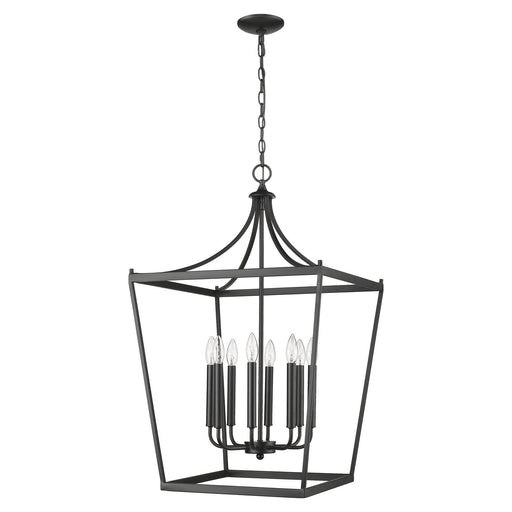 Acclaim Lighting - IN11135BK - Eight Light Pendant - Kennedy - Matte Black